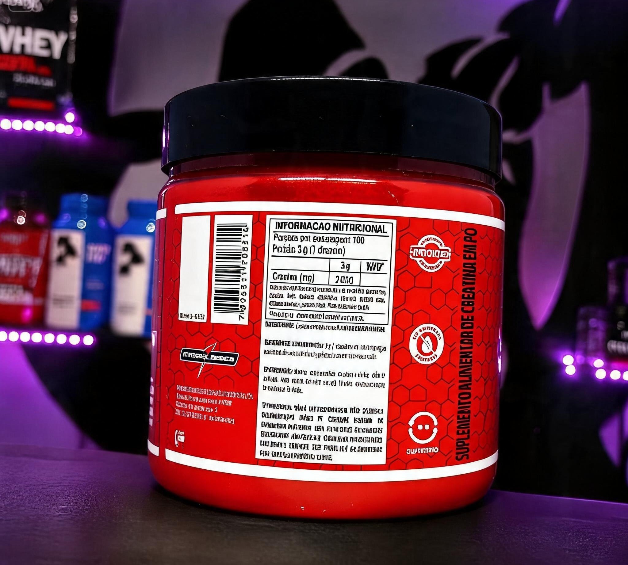 Creatina Integralmédica 300g - verso